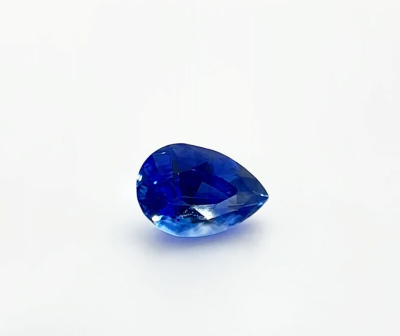 1.30 ct Ceylon Blue Sapphire | Pear Cut Certified Sri Lankan Gem